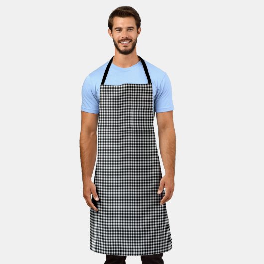 All-Over Print Apron Schort (Gedragen)