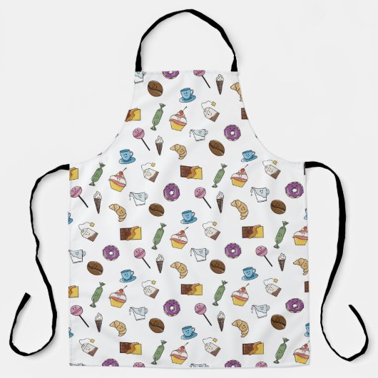All-over Print Apron Schort (Voorkant)