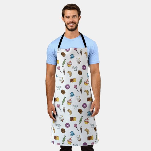 All-over Print Apron Schort (Gedragen)