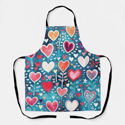 All-over Print Apron Schort (Voorkant)