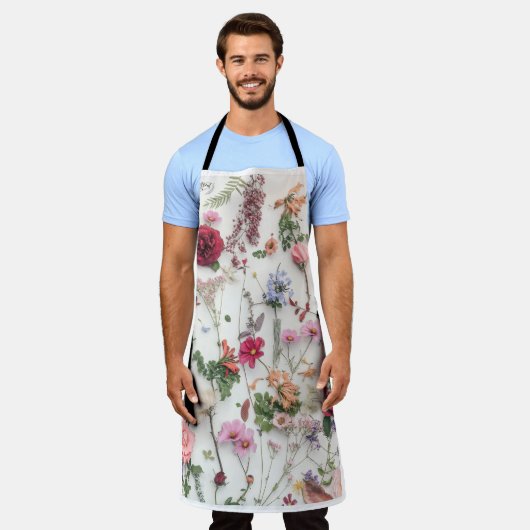 All-Over Print Apron Schort (Gedragen)