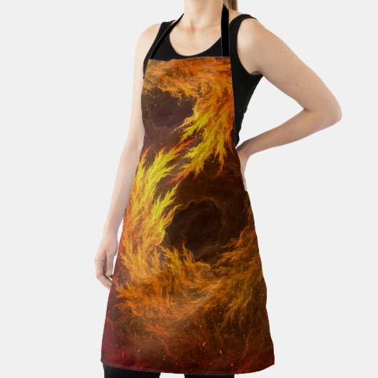 All-Over Print Apron Schort (Insitu)