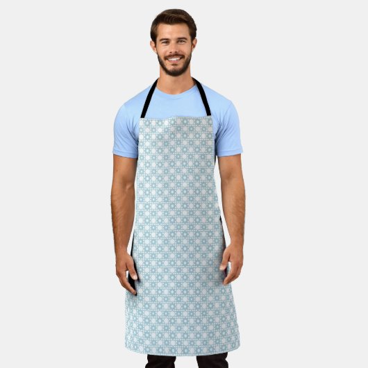 All-Over Print Apron Schort (Gedragen)