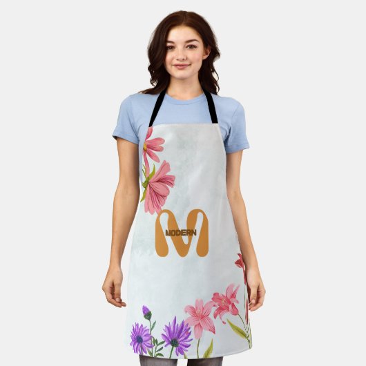 All-over Print Apron Schort (Gedragen)