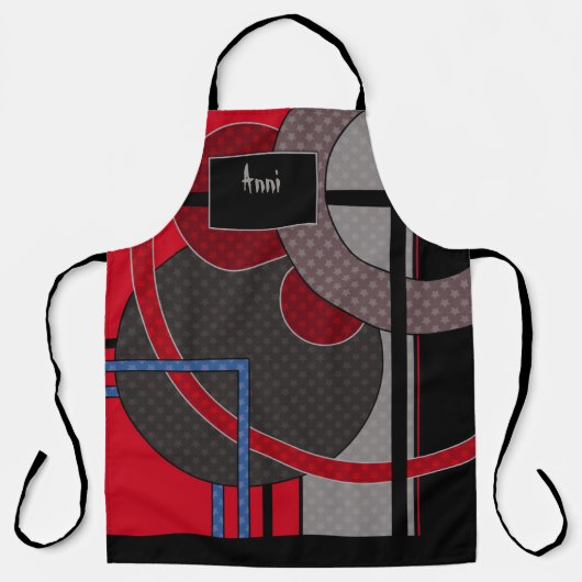 All-over Print Apron Schort (Voorkant)