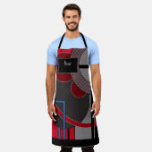 All-over Print Apron Schort (Gedragen)