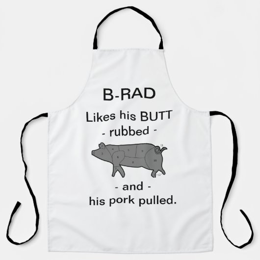 All-over Print Apron Schort (Voorkant)