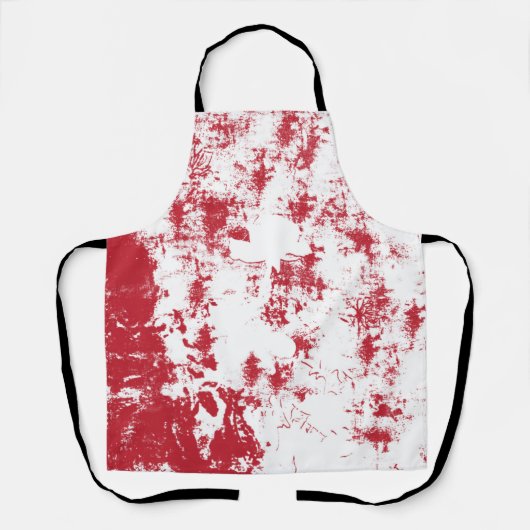 All-over Print Apron Schort (Voorkant)
