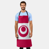 All-over Print Apron Schort (Gedragen)