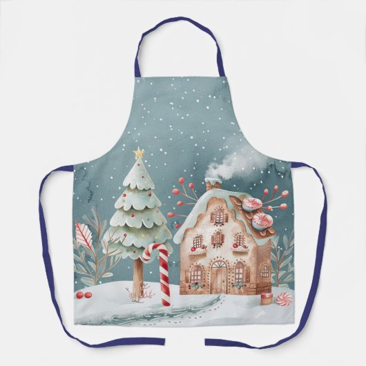 All-over Print Apron Schort (Voorkant)