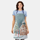All-over Print Apron Schort (Gedragen)