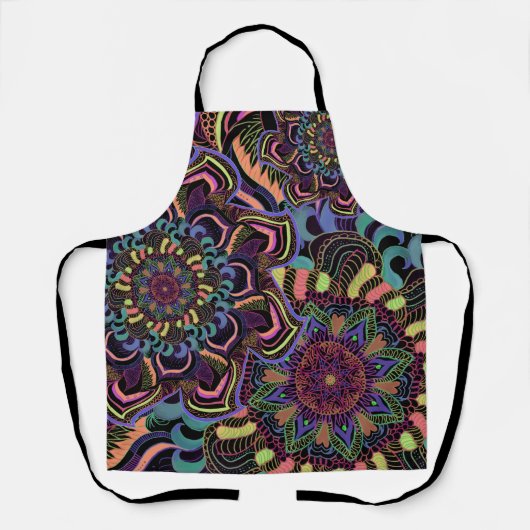 All-over Print Apron Schort (Voorkant)