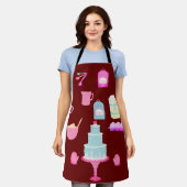 All-over Print Apron Schort (Gedragen)