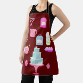 All-over Print Apron Schort (Insitu)