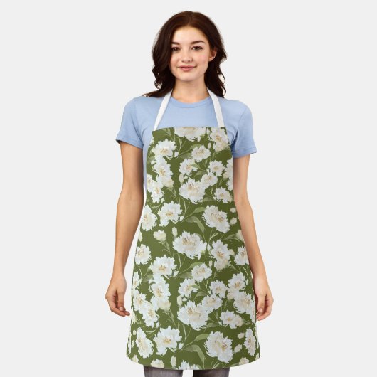 All-over Print Apron Schort (Gedragen)