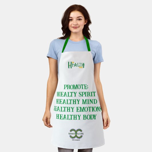 All-over Print Apron Schort (Gedragen)