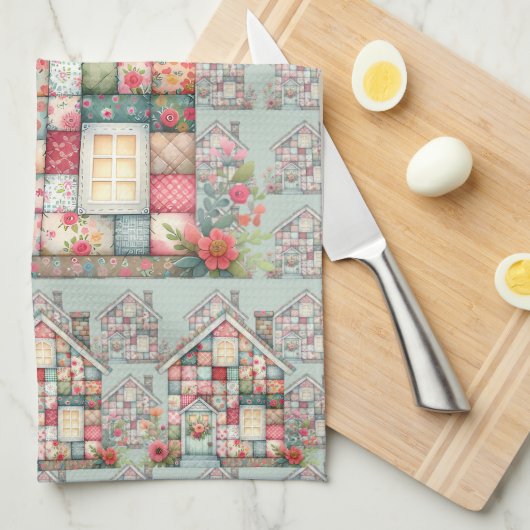 All-Over Print Apron Theedoek (Quarter Fold)