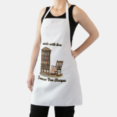 All-Over Print Apron, Treasure Our Recipes Schort (Insitu)