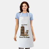All-Over Print Apron, Treasure Our Recipes Schort (Gedragen)