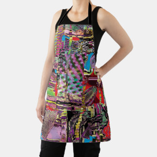 All‑Over Print Apron – Urban Fractals Schort