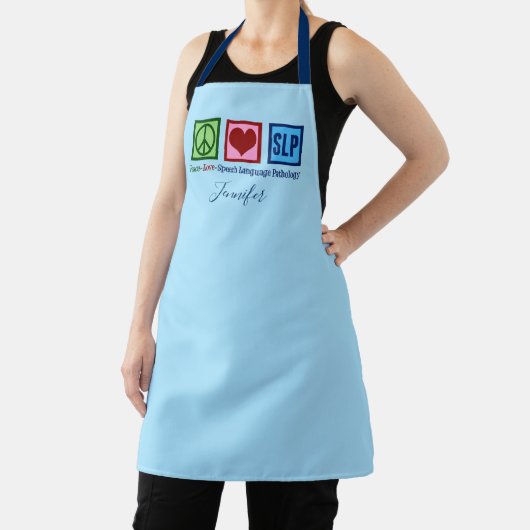 All-over Print Apron van Speech Language Pathology Schort (Insitu)
