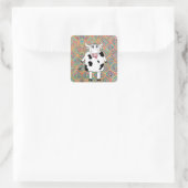 All-over Print Apron Vierkante Sticker (Tas)