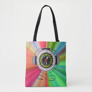 All-Over-Print Bag voor muziek van levenskwaliteit Tote Bag