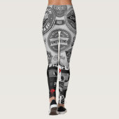 All-Over-Print "Beat$andBull$hit" Leggings (Achterkant)