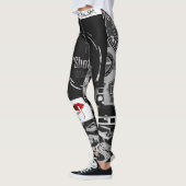All-Over-Print "Beat$andBull$hit" Leggings (Links)