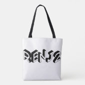 All-Over-Print Canvas Tas (Achterkant)