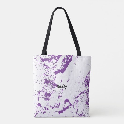 All-Over-Print Canvas Tas (Achterkant)