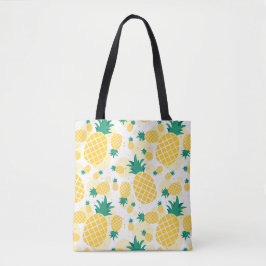 All-Over-Print Canvas tas ananas