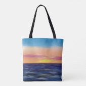All-Over-Print Canvas tas Beach Babe (Achterkant)