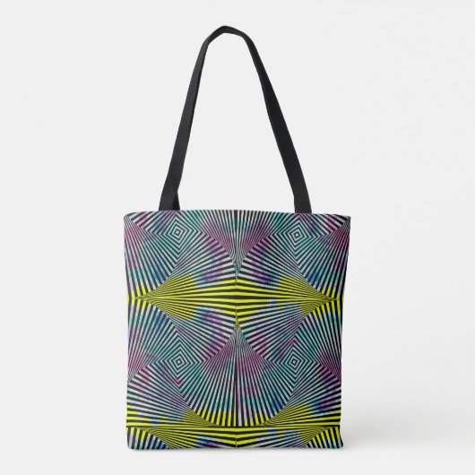 All-Over-Print Canvas tas – Gemiddeld (Achterkant)