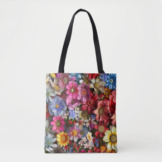 All-Over-Print Canvas tas – Gemiddeld (Voorkant)