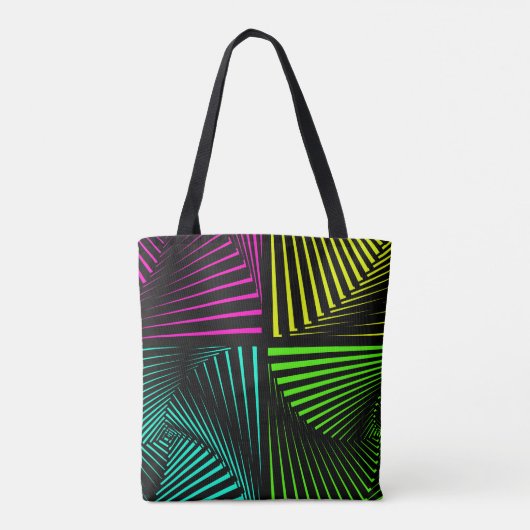 All-Over-Print Canvas tas – Gemiddeld (Achterkant)