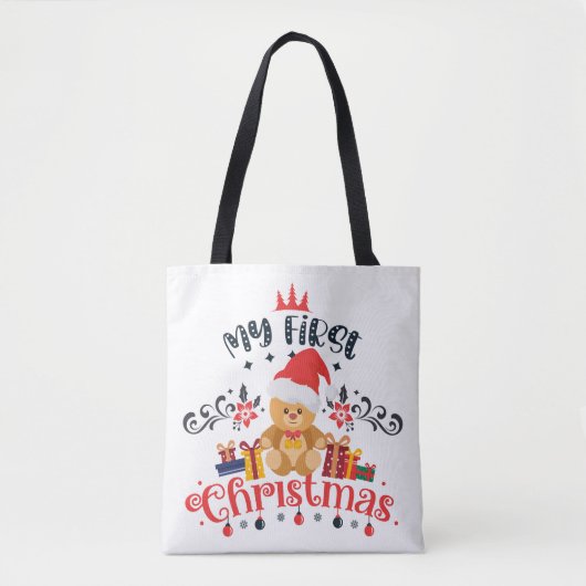 All-Over-Print Canvas tas, gemiddeld Tote Bag (Voorkant)