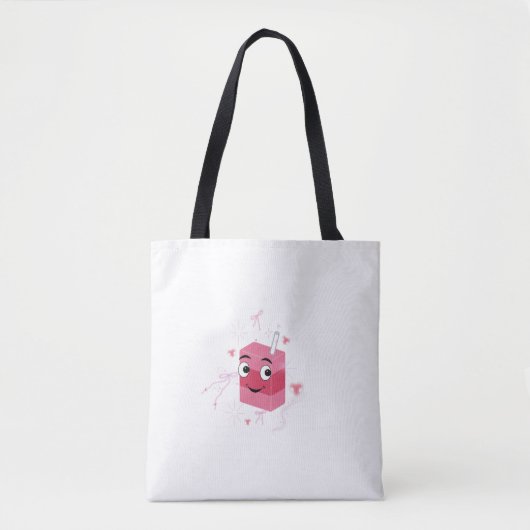 All-Over-Print Canvas tas, gemiddeld Tote Bag (Voorkant)
