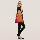 All-Over-Print Canvas tas, gemiddeld Tote Bag (Op model)