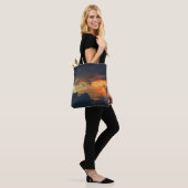 All-Over-Print Canvas tas, gemiddeld Tote Bag (Op model)