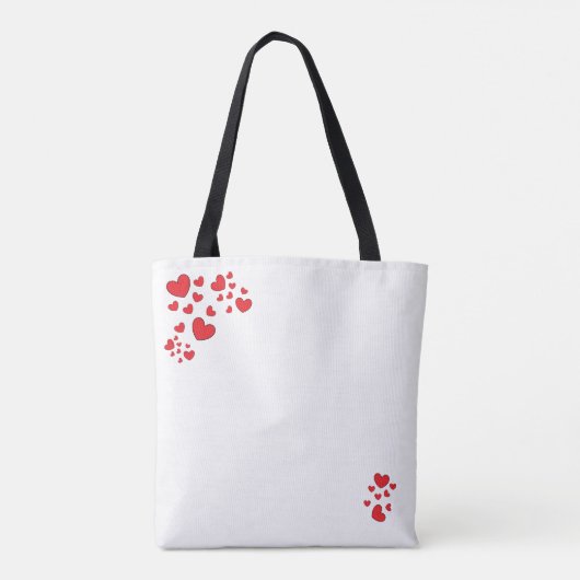 All-Over-Print Canvas tas, gemiddeld Tote Bag (Achterkant)