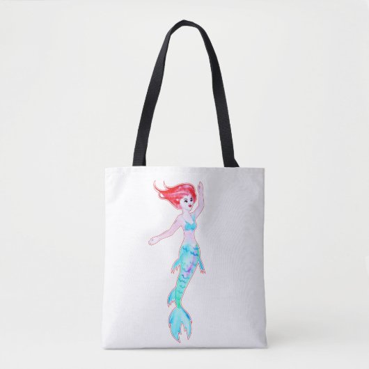 All-Over-Print Canvas tas, gemiddeld Tote Bag (Voorkant)