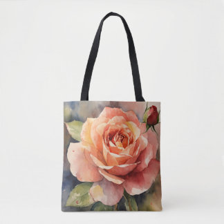 All-Over-Print Canvas tas, gemiddeld Tote Bag