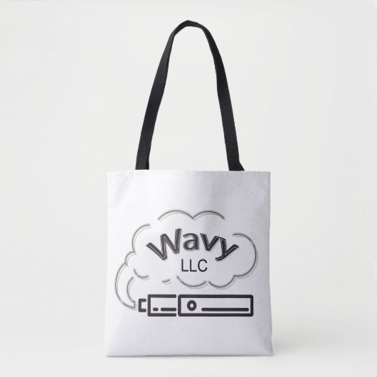 All-Over-Print Canvas tas, gemiddeld Tote Bag (Voorkant)