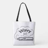 All-Over-Print Canvas tas, gemiddeld Tote Bag (Achterkant)