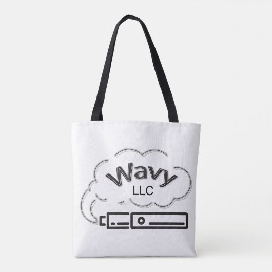 All-Over-Print Canvas tas, gemiddeld Tote Bag (Achterkant)