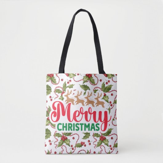 All-Over-Print Canvas tas, gemiddeld Tote Bag (Voorkant)