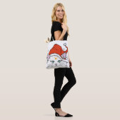 All-Over-Print Canvas tas, gemiddeld Tote Bag (Op model)