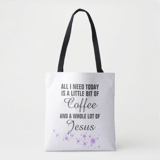 All-Over-Print Canvas tas, gemiddeld Tote Bag (Voorkant)