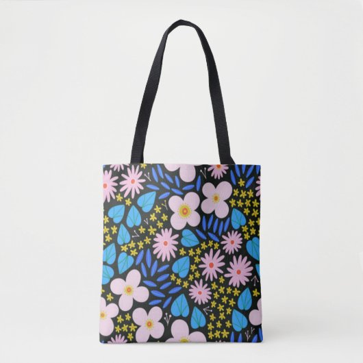 All-Over-Print Canvas tas, gemiddeld Tote Bag (Voorkant)